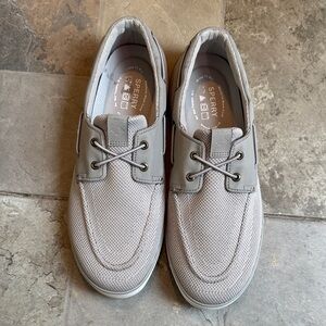 Sperry Men's Light Gray Mesh Deck Shoes